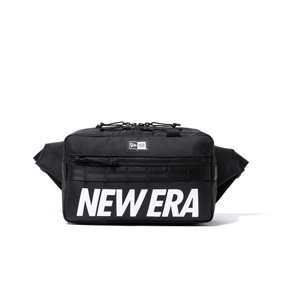 【NEW ERA】SQUARE 方型腰包 黑/文字標-NE12872991