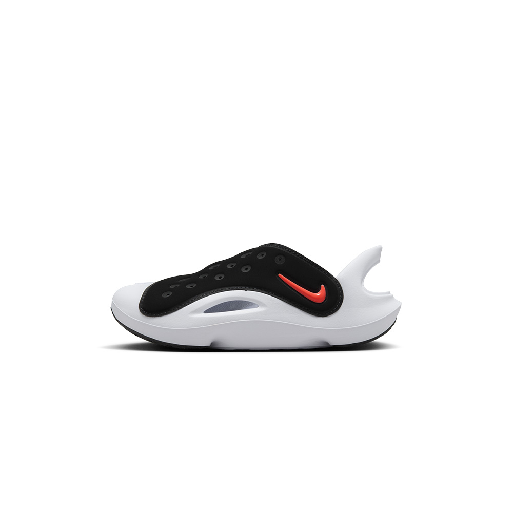 Nike Aquaswoosh (PS) 中童 黑白 輕便 休閒 涼鞋 FN0876-001