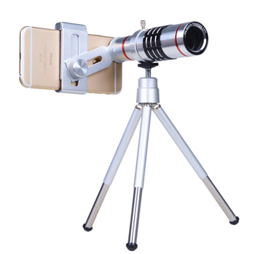 通用型18X長焦鏡頭手機望遠鏡(附三腳立架)