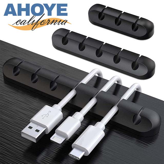 【Ahoye】3-5-7孔整線器 3件套裝 理線器 電線收納 線材整理 電線保護套