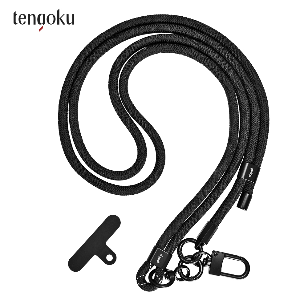 【TENGOKU天閤堀】7mm職人時尚多功能金屬扣環手機掛繩背帶