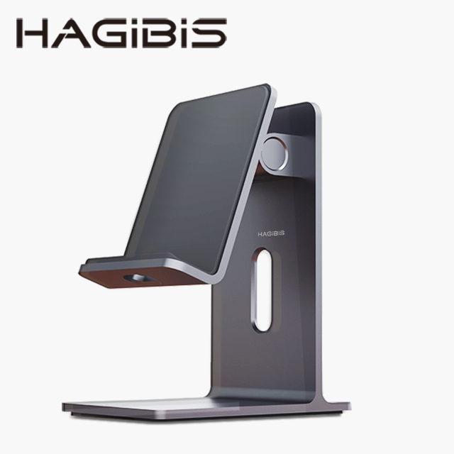 HAGiBiS鋁合金手機/平板電腦支架(深空灰)