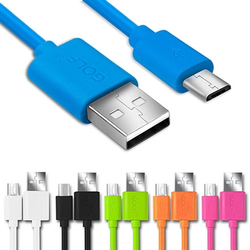 GOLF USB2.0 轉 Micro USB 多彩高速充電傳輸線(1.5M)