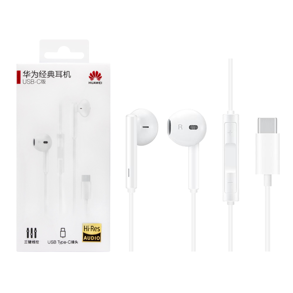 HUAWEI 華為 原廠 Type C 經典耳機 適用Mate10/Mate10 Pro (盒裝)
