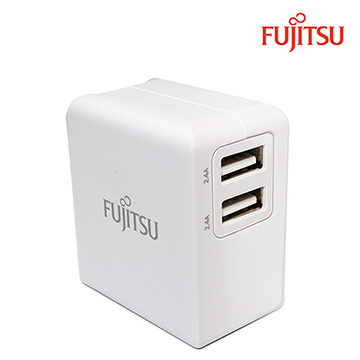 FUJITSU富士通2埠3.4A電源供應器(摺疊插座)
