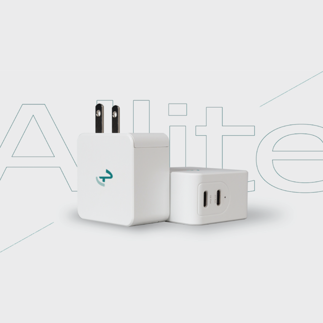 Allite 氮化鎵GaN USB-C雙孔快充充電器