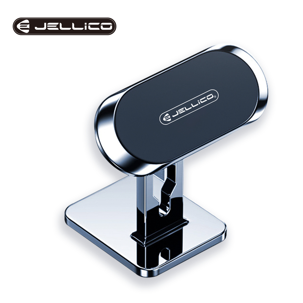 【Jellico】磁吸式360角度車用手機支架黑色/JEO-PH13-BK