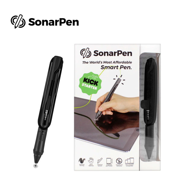 SonarPen （黑）不插電智慧感壓繪圖筆