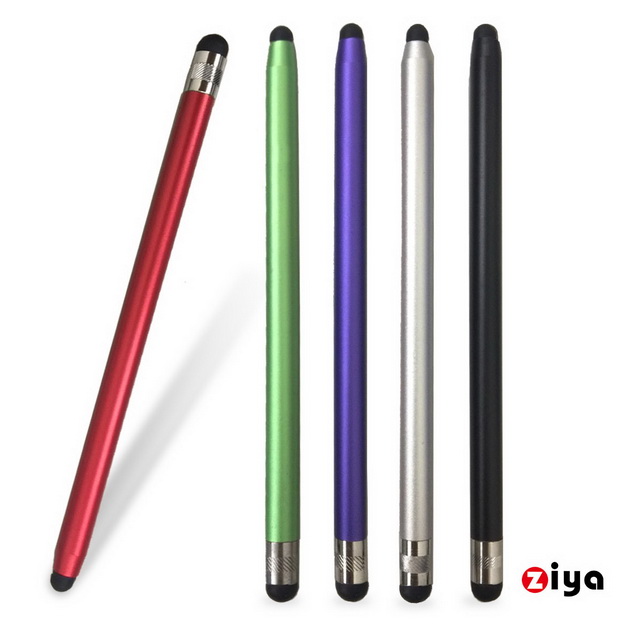 [ZIYA 電容式觸控筆 可愛鉛筆 金屬圓形 紅色