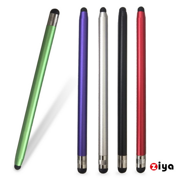 [ZIYA 電容式觸控筆 可愛鉛筆 金屬圓形 綠色