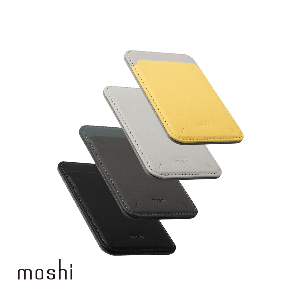 【moshi】Magnetic Slim Wallet 磁吸卡套 (相容MagSafe)