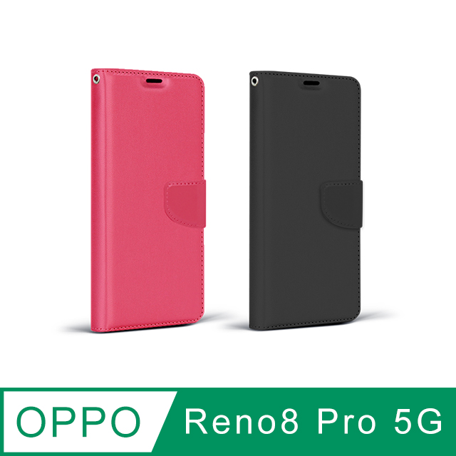 OPPO Reno8 Pro 5G 商務可立式掀蓋皮套(2色)