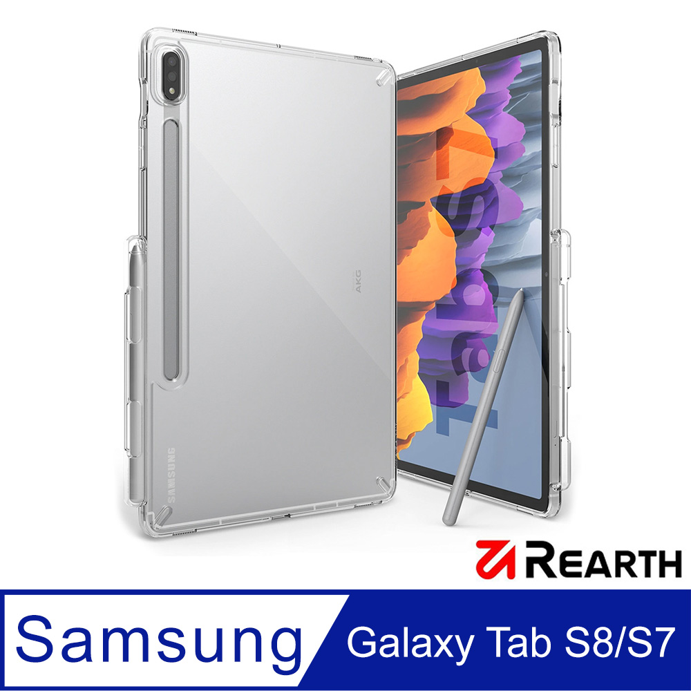 Rearth Ringke 三星 Galaxy S8/S7 平板抗震保護套(透明)