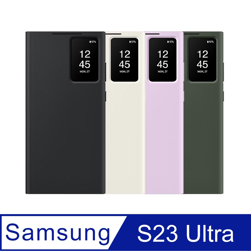 SAMSUNG Galaxy S23 Ultra 5G 原廠全透視感應 卡夾式保護殼 (EF-ZS918)