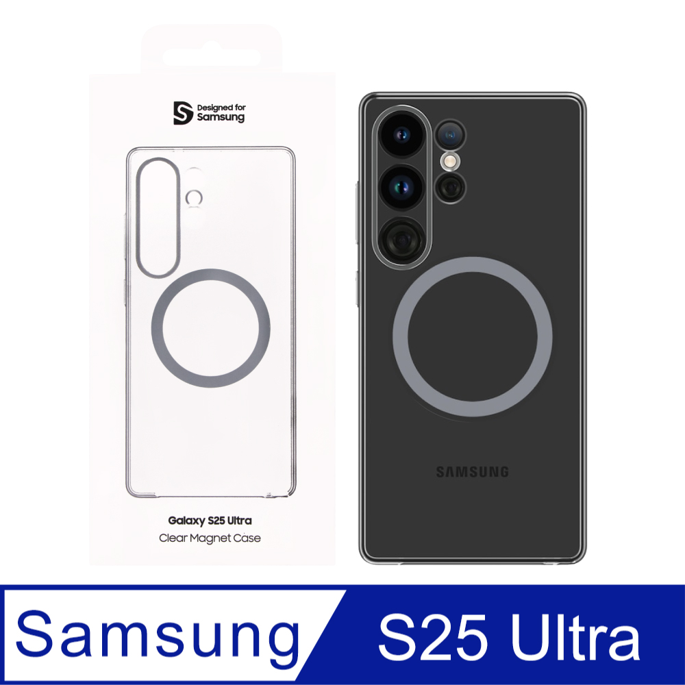 Samsung 三星 Galaxy S25 Ultra 原廠透明磁吸保護殼 (GP-FPS938)