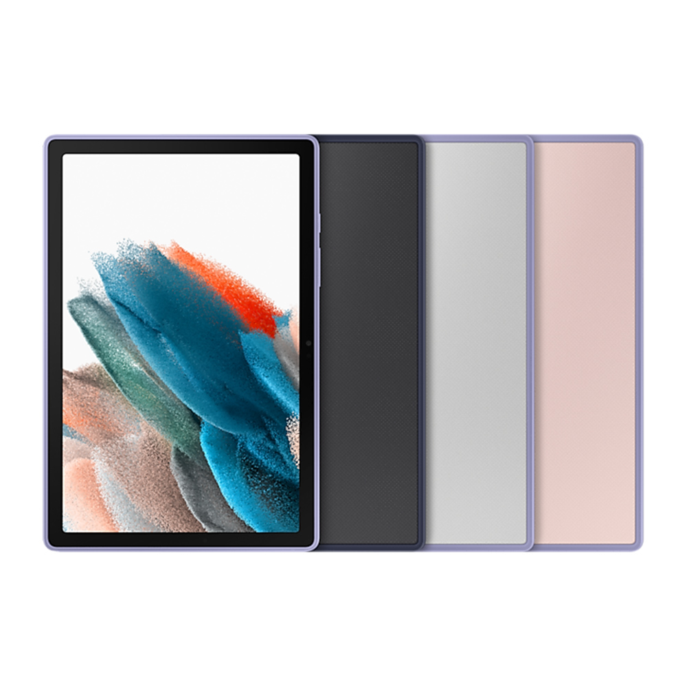 SAMSUNG Galaxy Tab A8 (EF-QX200) 彩色邊框透明保護殼