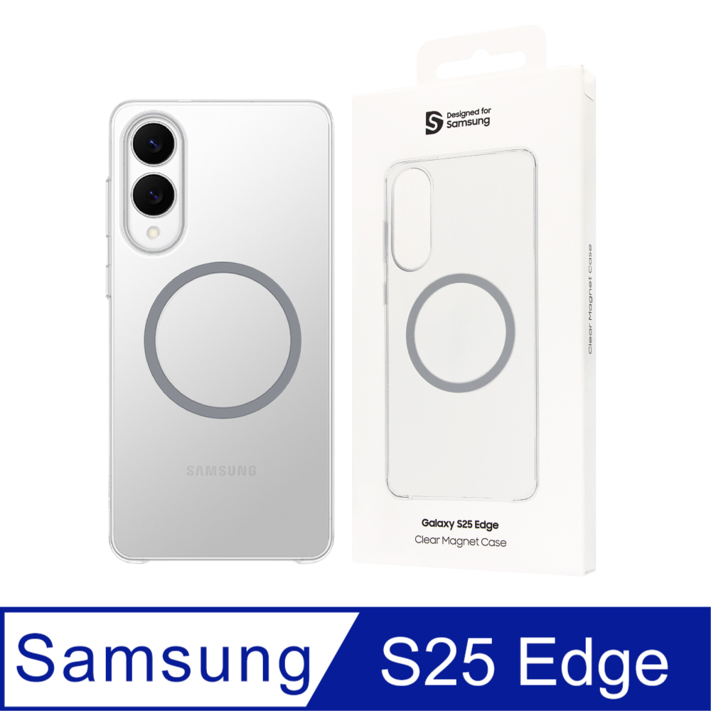 Samsung 三星 Galaxy S25 Edge 原廠透明磁吸保護殼 (GP-FFS937)