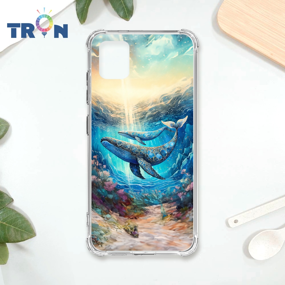 TRON 三星 NOTE 10 LITE 大海鯨魚系列 四角防摔殼 手機殼