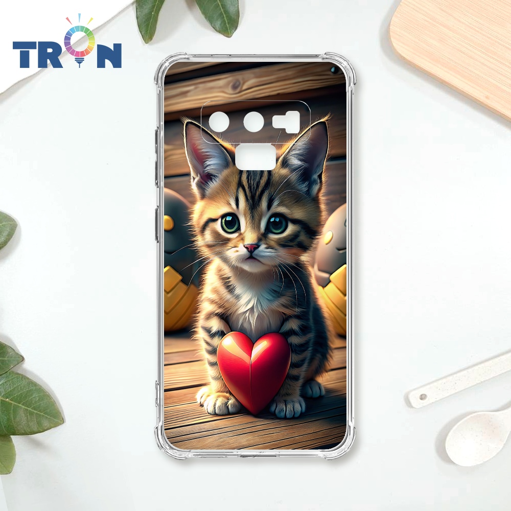 TRON 三星 NOTE 9 懷抱著愛心的動物 四角防摔殼 手機殼