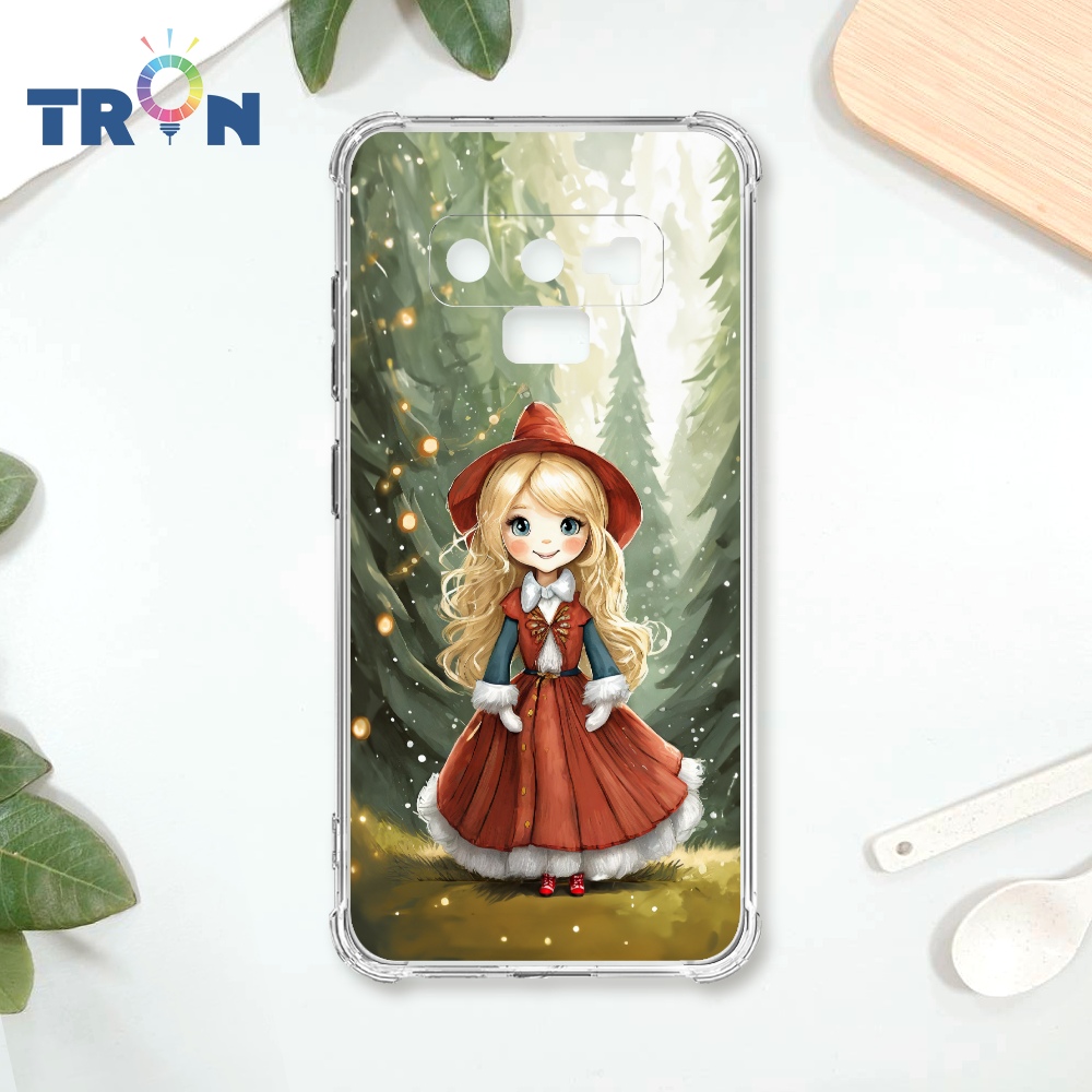 TRON 三星 NOTE 9 金髮小紅帽女孩 四角防摔殼 手機殼