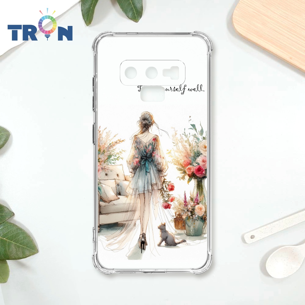 TRON 三星 NOTE 9 優雅的女人 四角防摔殼 手機殼