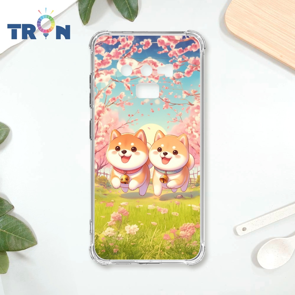 TRON 三星 NOTE 9 櫻花柴犬系列 四角防摔殼 手機殼