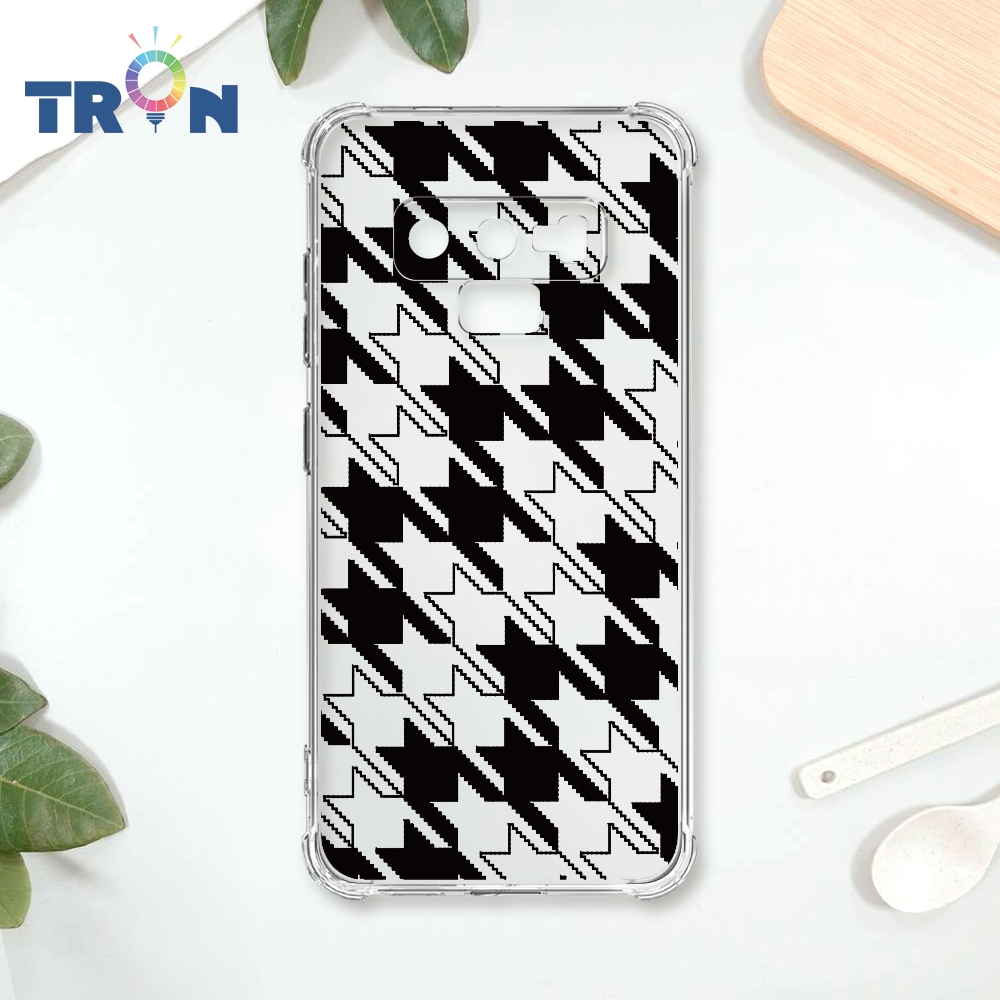 TRON 三星 NOTE 9 虛實剪影千鳥紋 四角防摔殼 手機殼