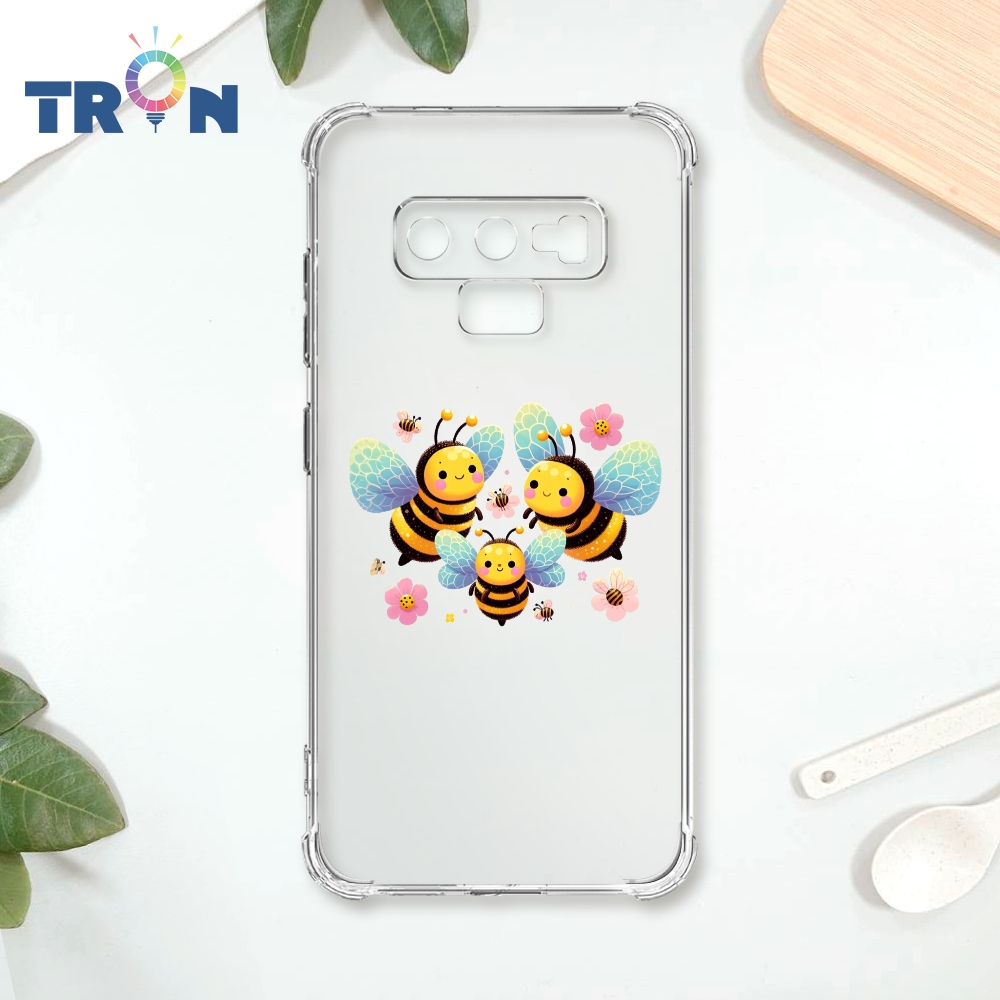 TRON 三星 NOTE 9 3隻可愛的蜜蜂 四角防摔殼 手機殼
