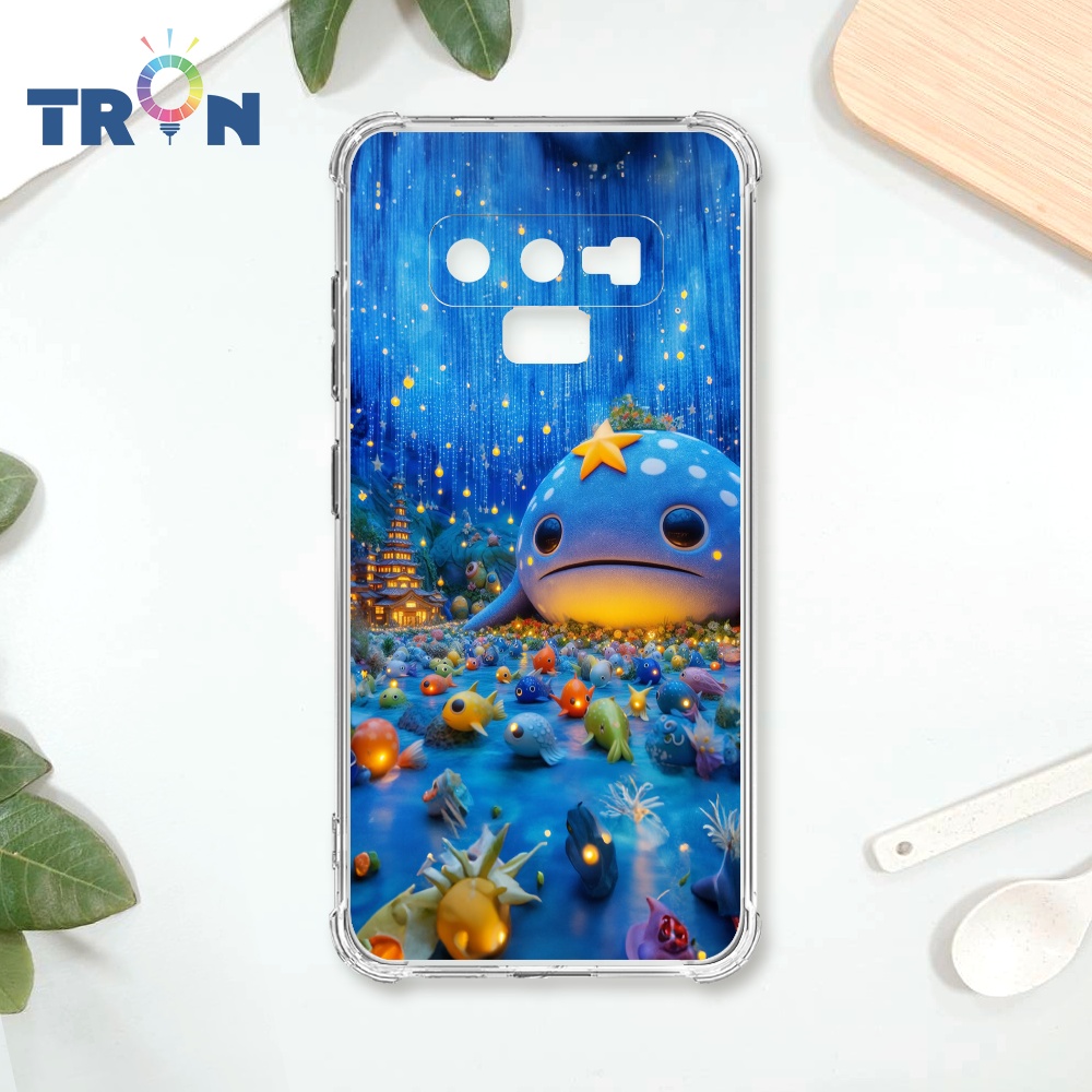 TRON 三星 NOTE 9 奇幻大鯨魚 四角防摔殼 手機殼
