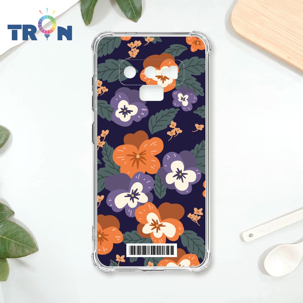 TRON 三星 NOTE 9 平塗手繪花E款 載具 四角防摔殼 手機殼