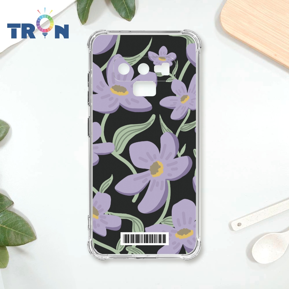 TRON 三星 NOTE 9 平塗手繪花B款 載具 四角防摔殼 手機殼