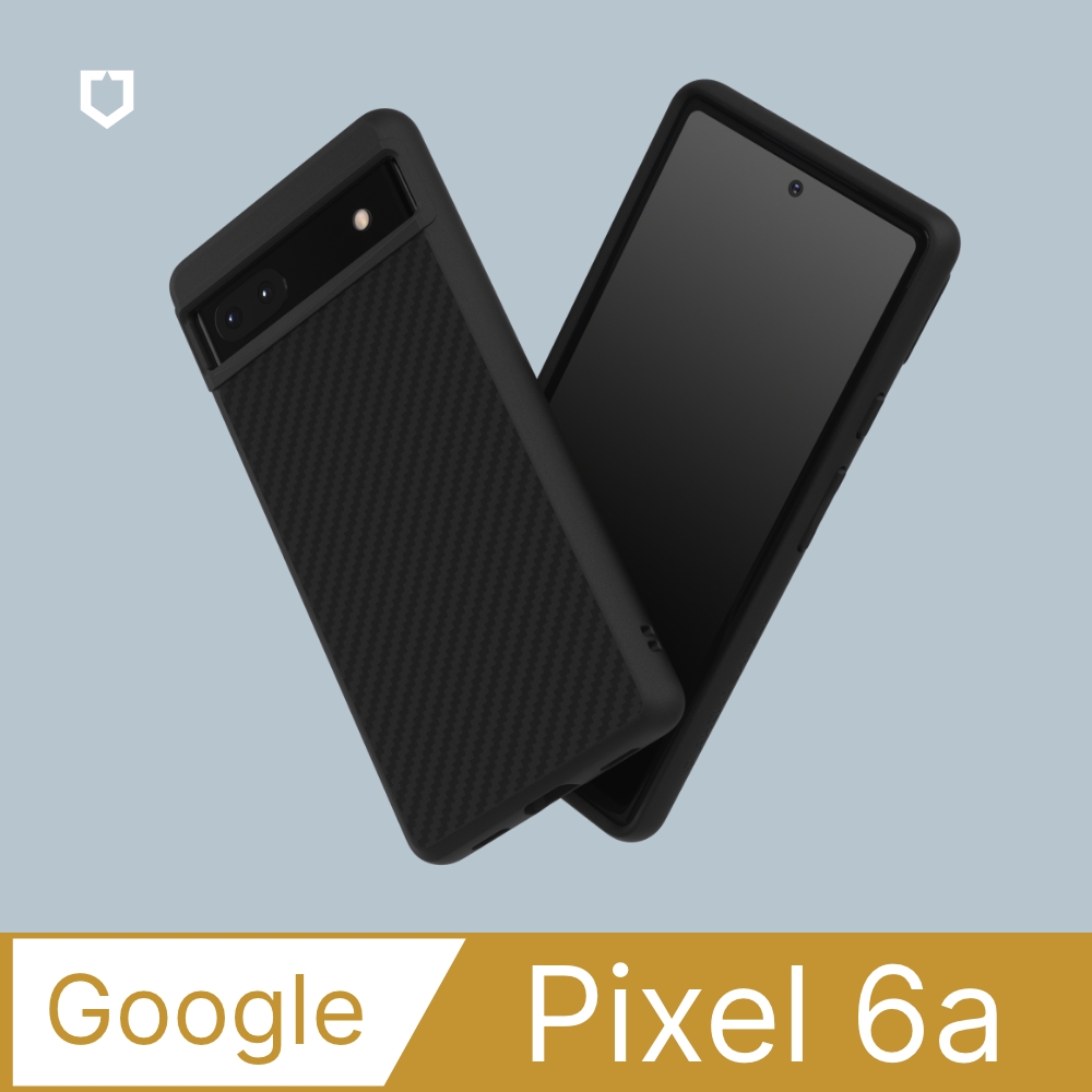 【犀牛盾】Google Pixel 6a (6.1吋) SolidSuit 防摔背蓋手機保護殼-碳纖維紋路