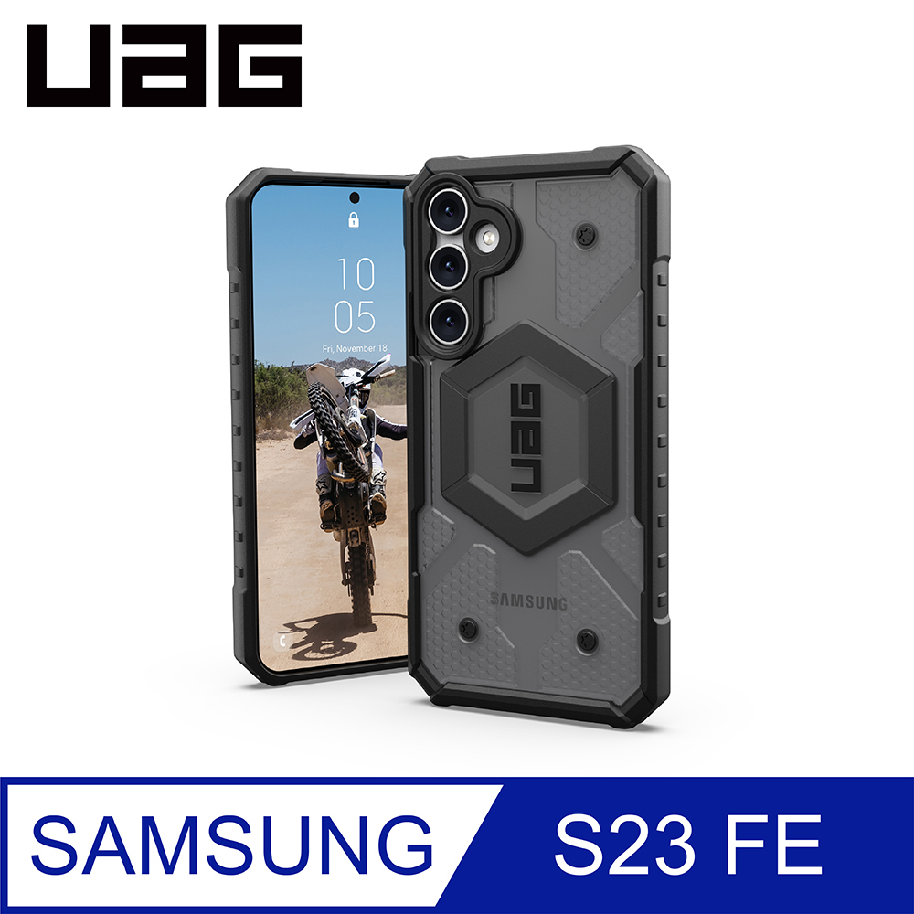 UAG Galaxy S23 FE 耐衝擊保護殼-透黑