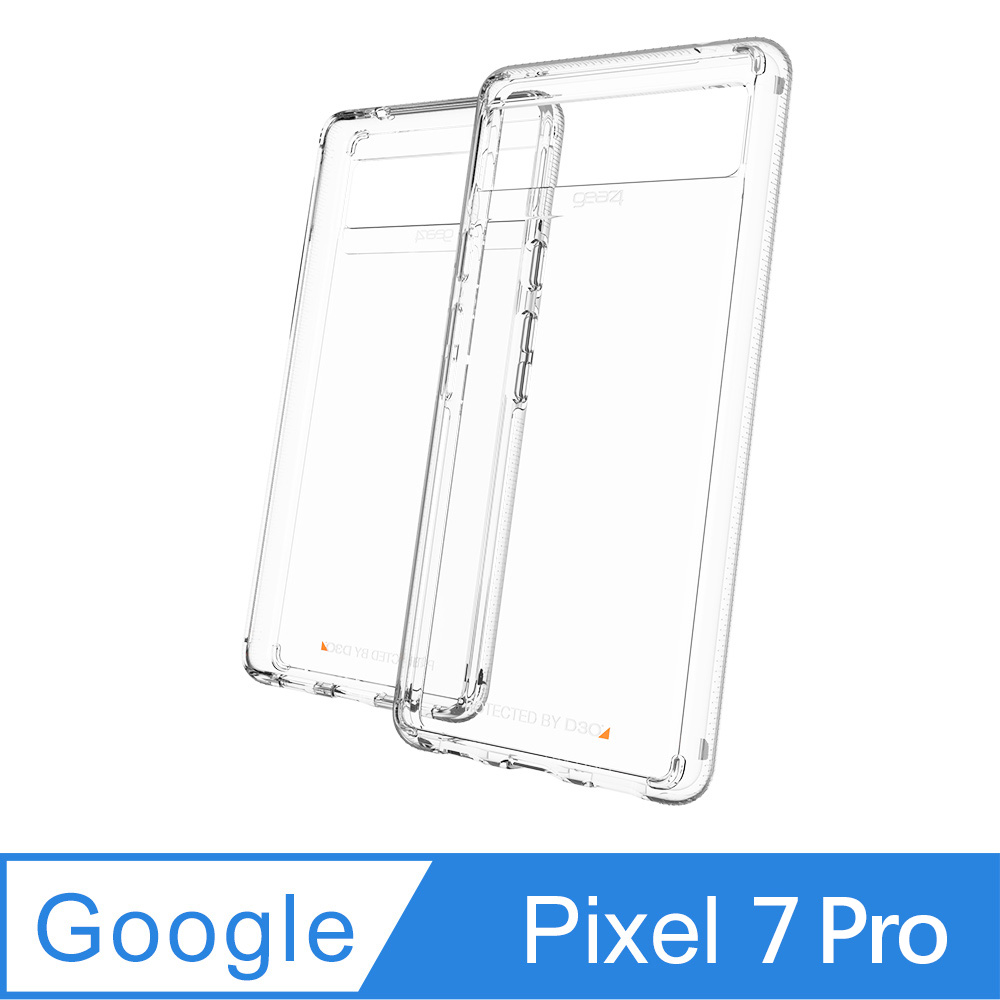 Gear4 Google Pixel 7 Pro D3O 水晶透明-抗菌軍規防摔保護殼