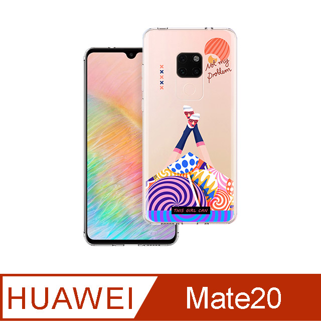 MOMAX摩米士 Huawei Mate 20 防摔保護軟殼-糖果色女孩 (CPHWM20P)