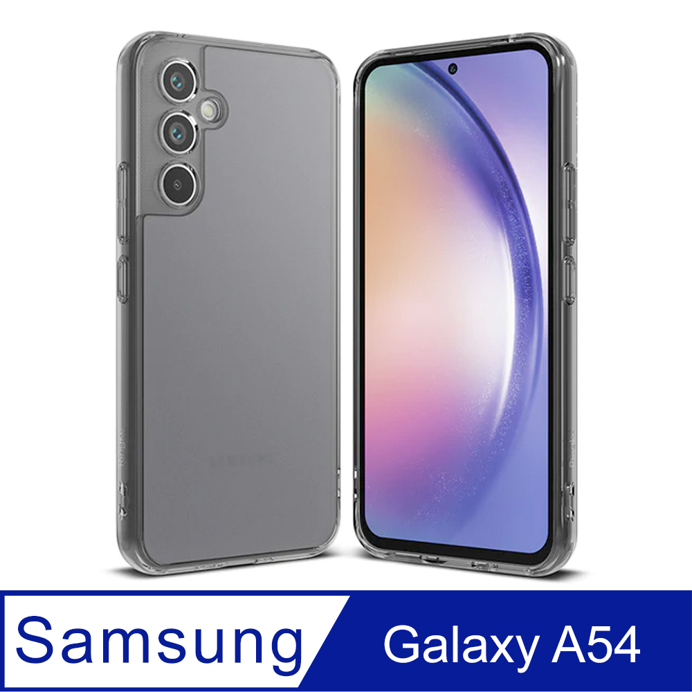 Rearth 三星 Galaxy A54 5G(Ringke Fusion) 抗震保護殼(霧黑)