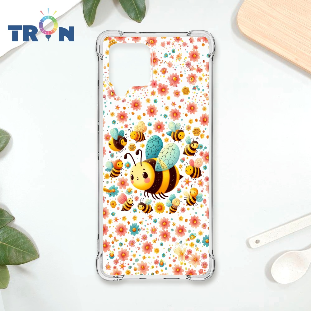 TRON 三星 A42 可愛蜜蜂系列 四角防摔殼 手機殼