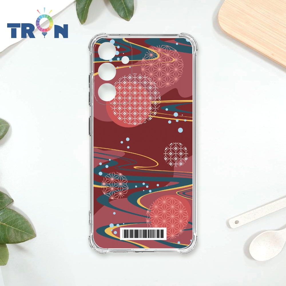 TRON 三星 A34 日系和風圓點星河系列 載具 四角防摔殼 手機殼