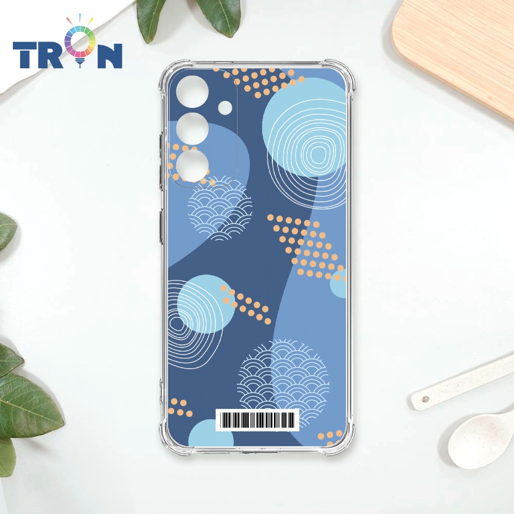 TRON 三星 A34 日系和風圓點海波系列 載具 四角防摔殼 手機殼