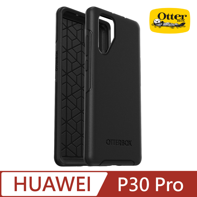 OB HUAWEI P30 Pro Symmetry炫彩幾何保護殼-黑