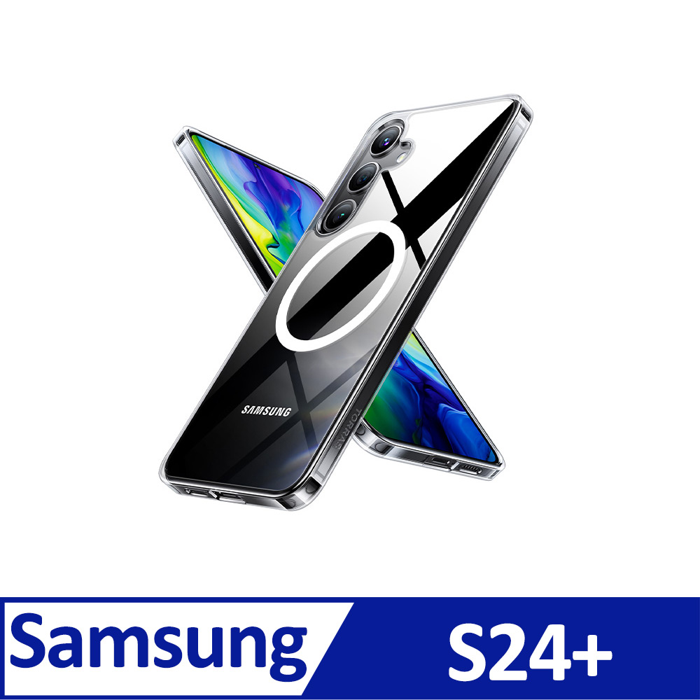 TORRAS Diamond-Mag Samsung Galaxy S系列抗黃化MagSafe防摔手機殼for Samsung S24+
