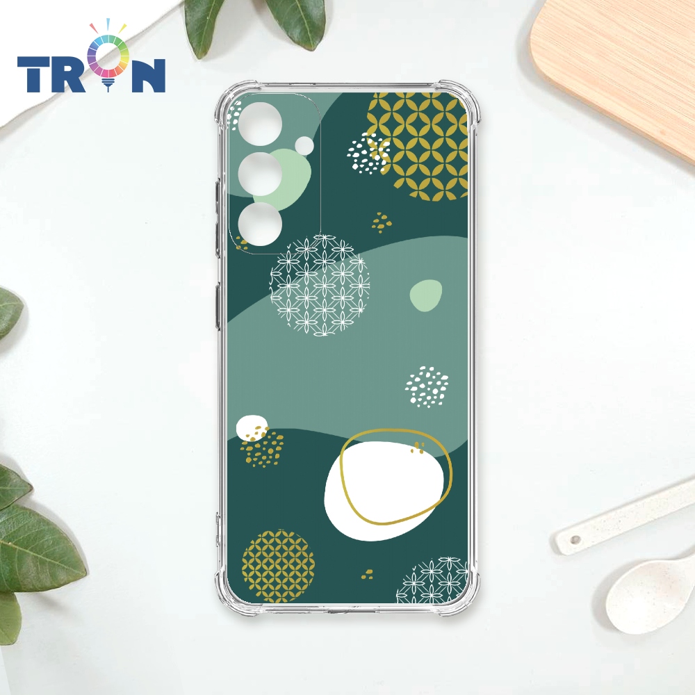 TRON 三星 A34 日系和風圓點銅錢招財系列 四角防摔殼 手機殼