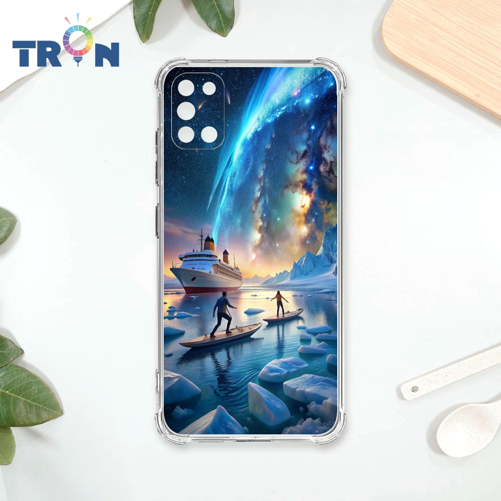 TRON 三星 A31 冰川上的划船 四角防摔殼 手機殼