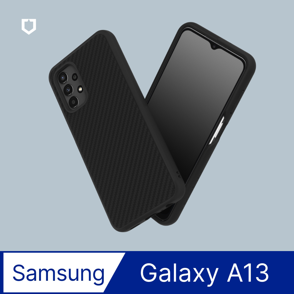 【犀牛盾】Samsung Galaxy A13 (4G) (6.5吋) SolidSuit 防摔背蓋手機保護殼-碳纖維紋路