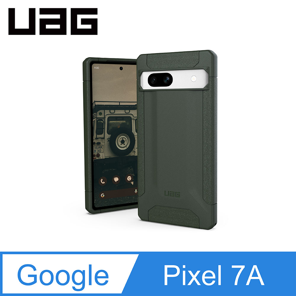 UAG Google Pixel 7a 耐衝擊保護殼-綠