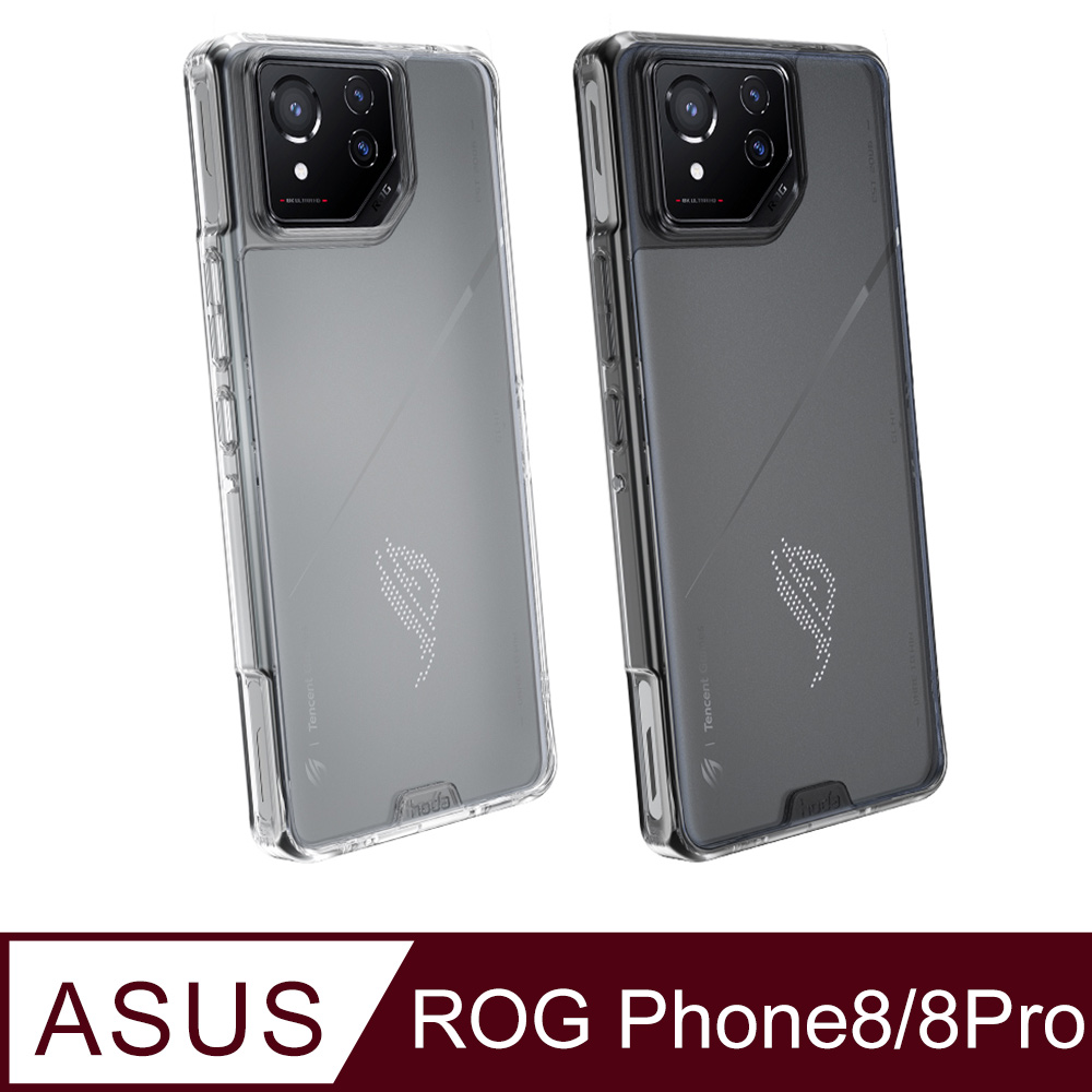 hoda ASUS Rog Phone 8 / 8 Pro 系列 晶石鋼化玻璃軍規防摔保護殼