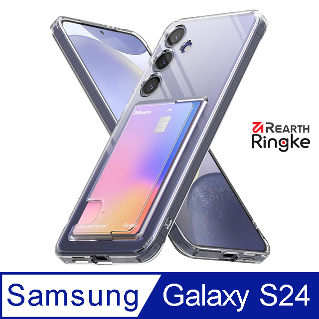 【Ringke】三星 Galaxy S24 [Fusion Card 卡片收納防撞手機保護殼