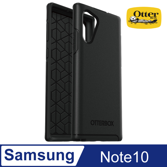 OB Samsung Galaxy Note10 Symmetry炫彩幾何保護殼-黑