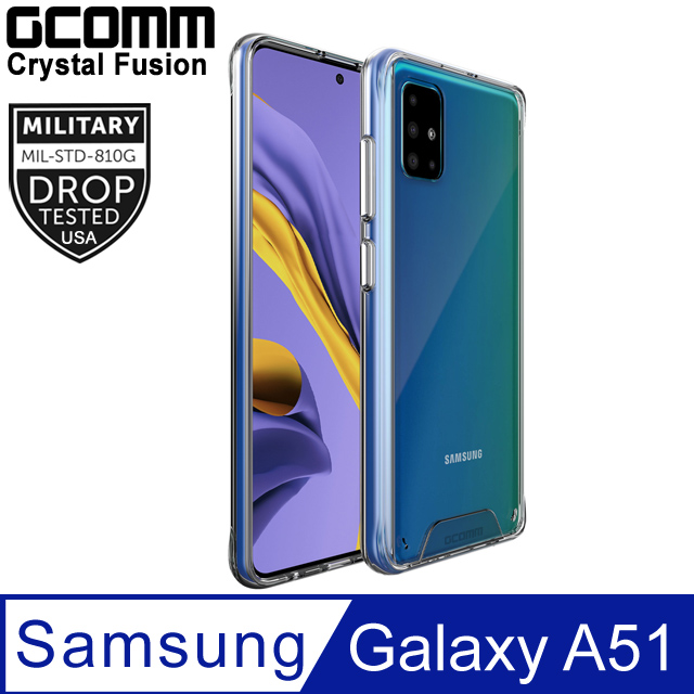 GCOMM Crystal Fusion 晶透軍規防摔殼 Galaxy A51 4G