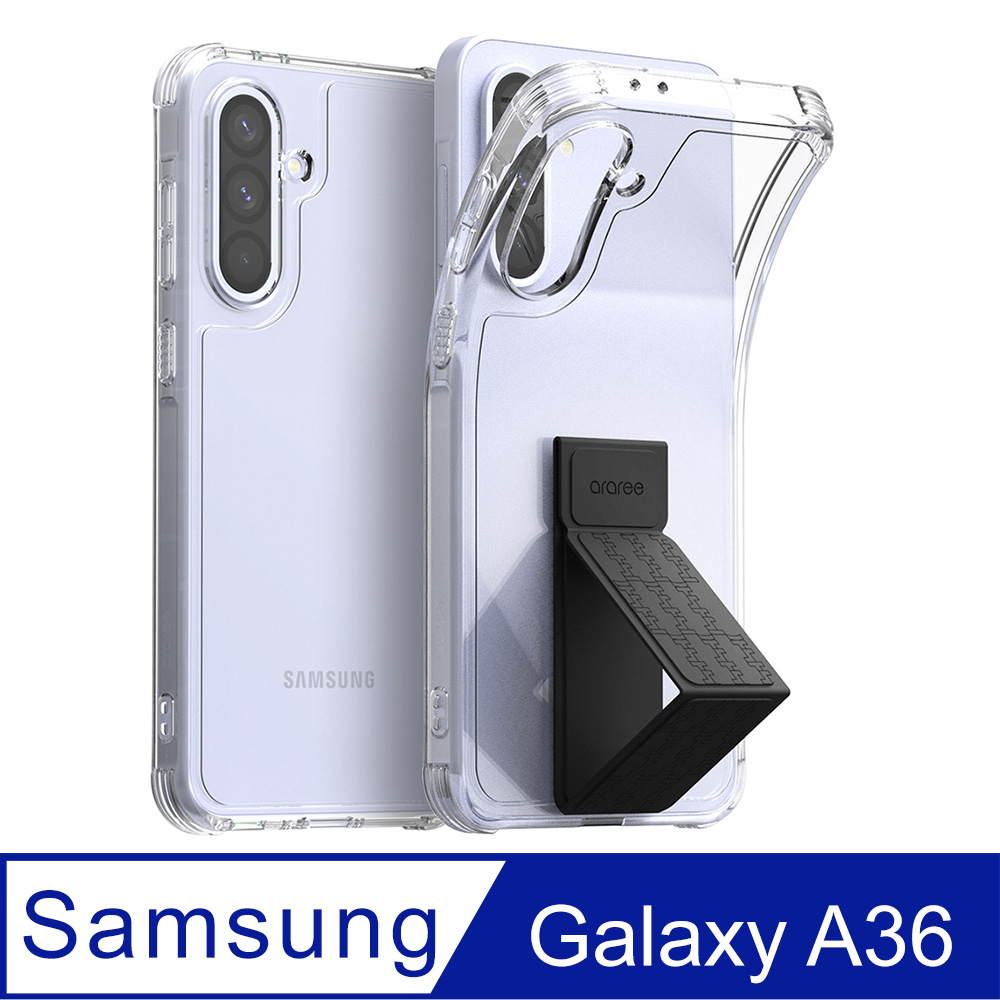 Araree 三星 Galaxy A36 5G 抗震支架保護殼(透明)